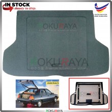 Proton Saga Iswara Aeroback (1st Gen) Custom Fit 15mm Rear Bonnet Spare Tyre Tire Tayar Cover Back Hard Board Papan (Carpet Wrapped)